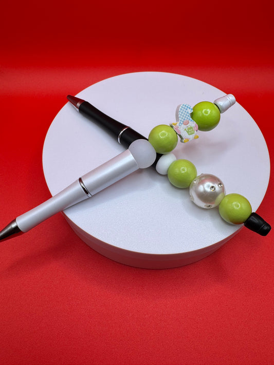 6 Piece Set (Kindness Keychain, Badge Holder, 2 Pullies & 2 Pens) (3) Green