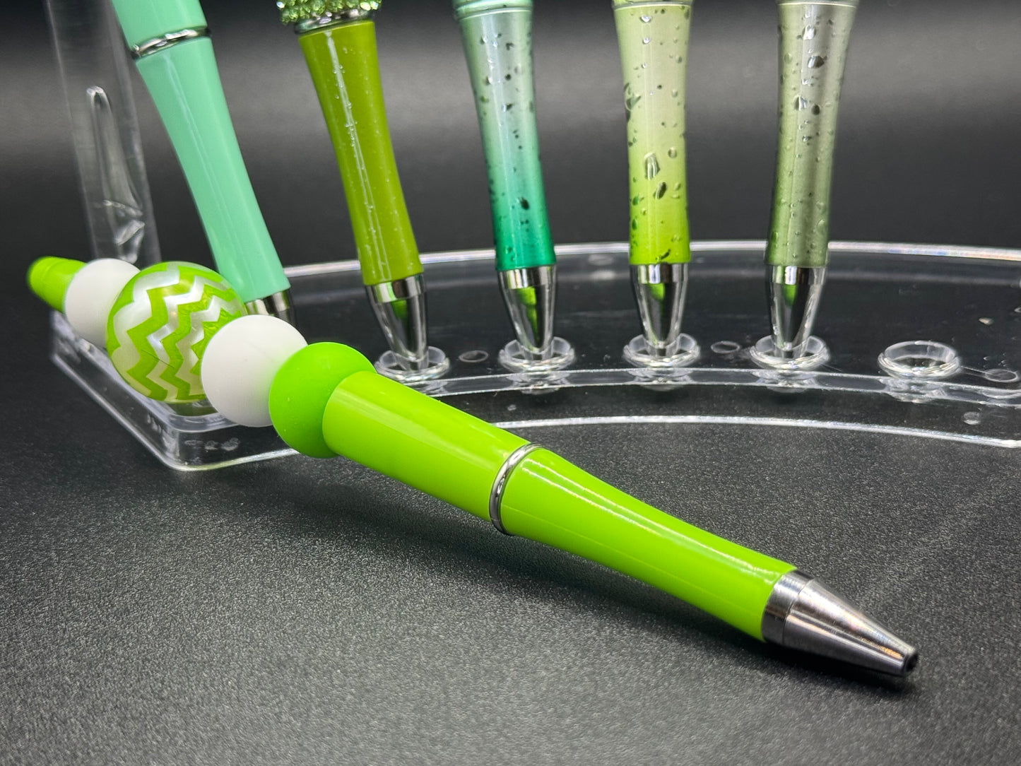 Great Day Green Pens / Lime Zig Zag