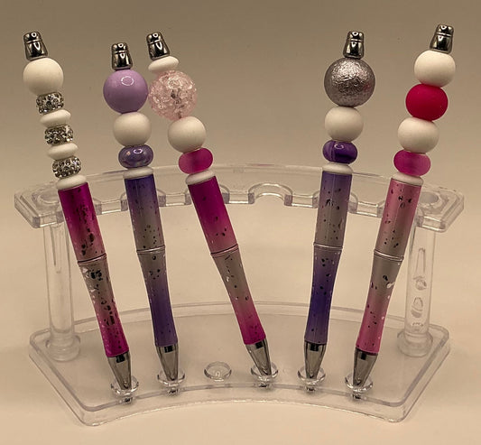 Raindrop Pens - Pink & Sparkle