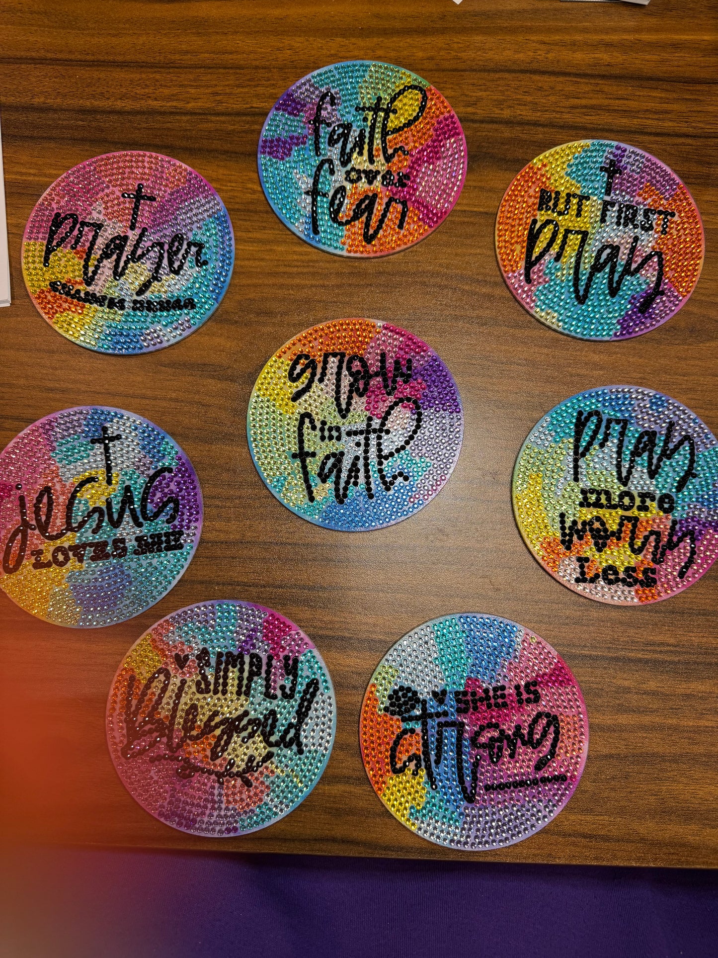 Diamond Painted Coasters