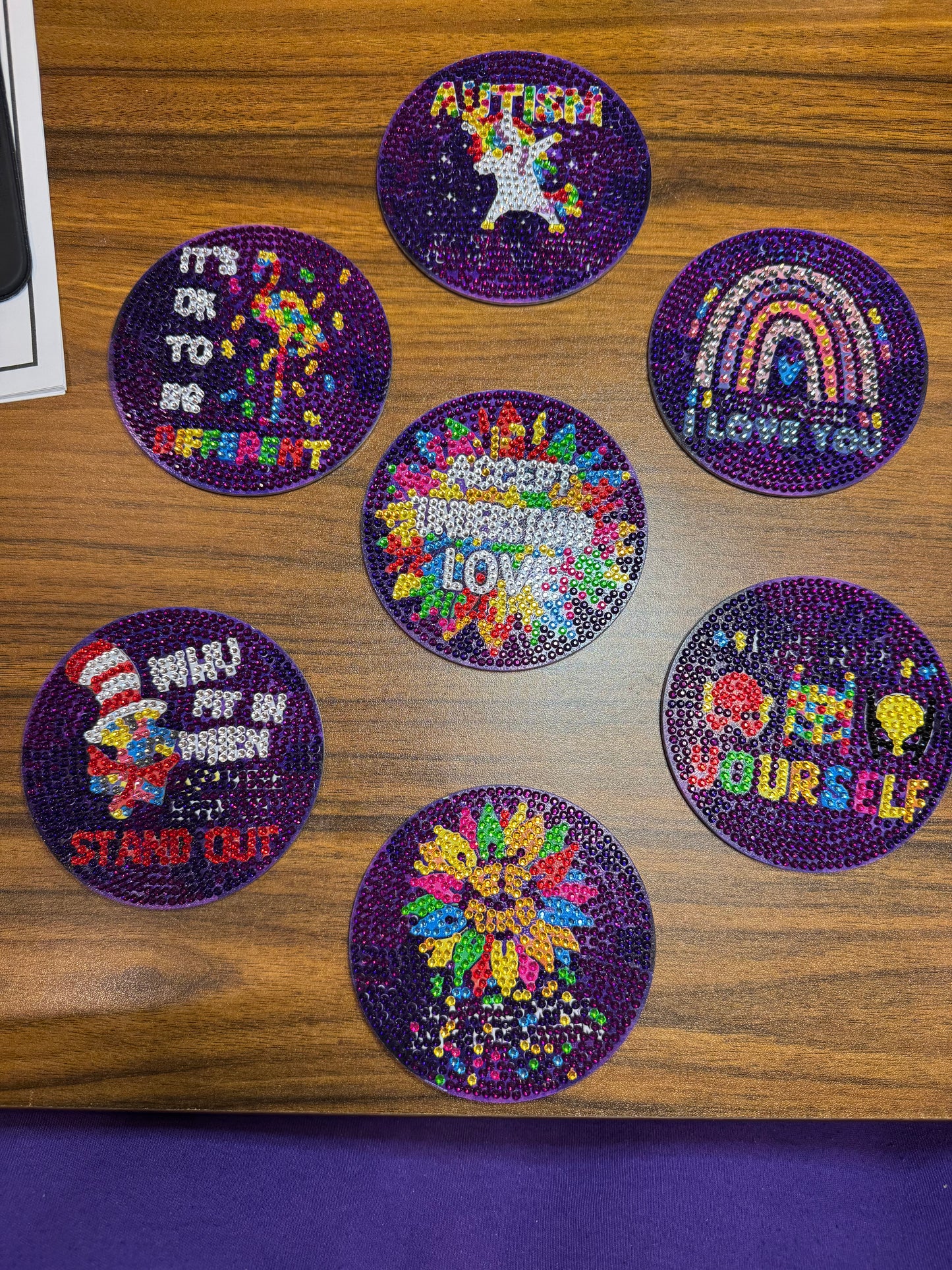 Diamond Painted Coasters
