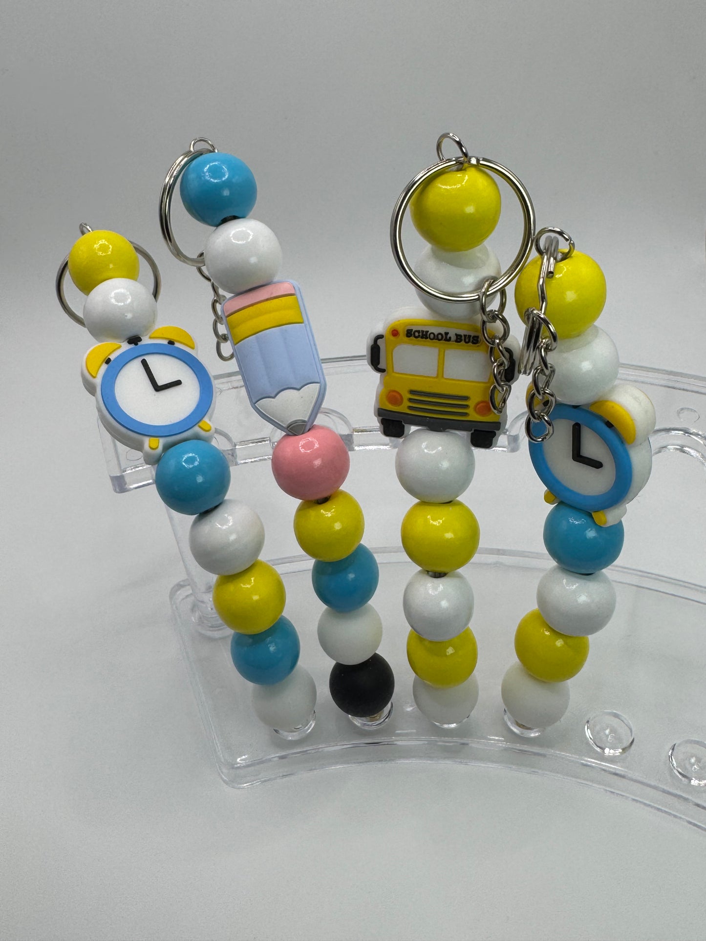 School Time Keychain - Bus