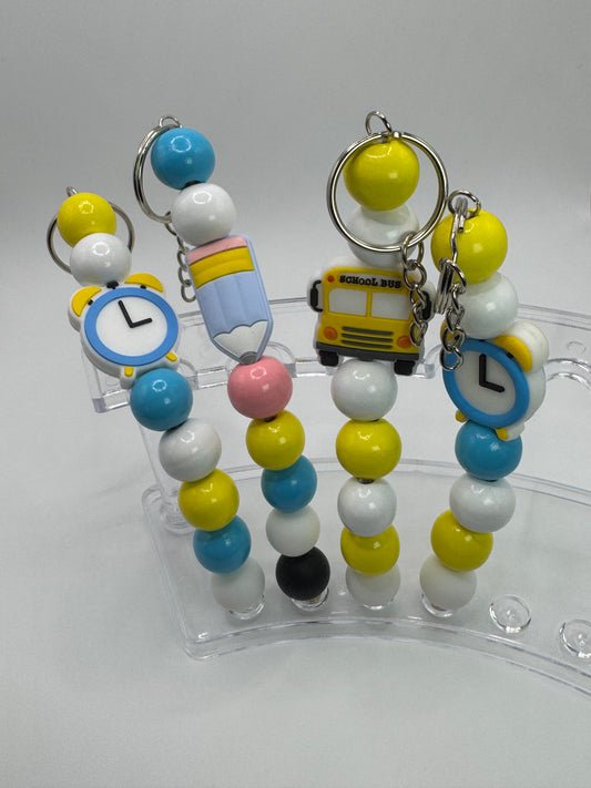 School Time Keychain - Alarm Clock