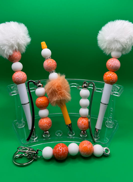 Peacock Pen / Orange