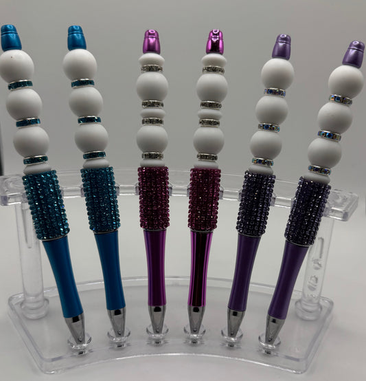 Bling Pens - Purple & Bling
