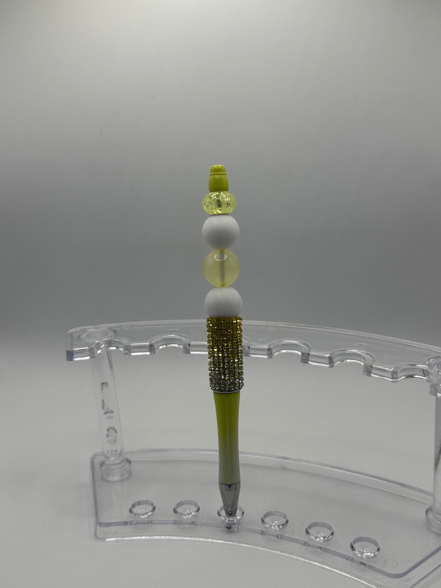 Pure Joy Pens / Yellow Bling & Ball 3 Clear Ring