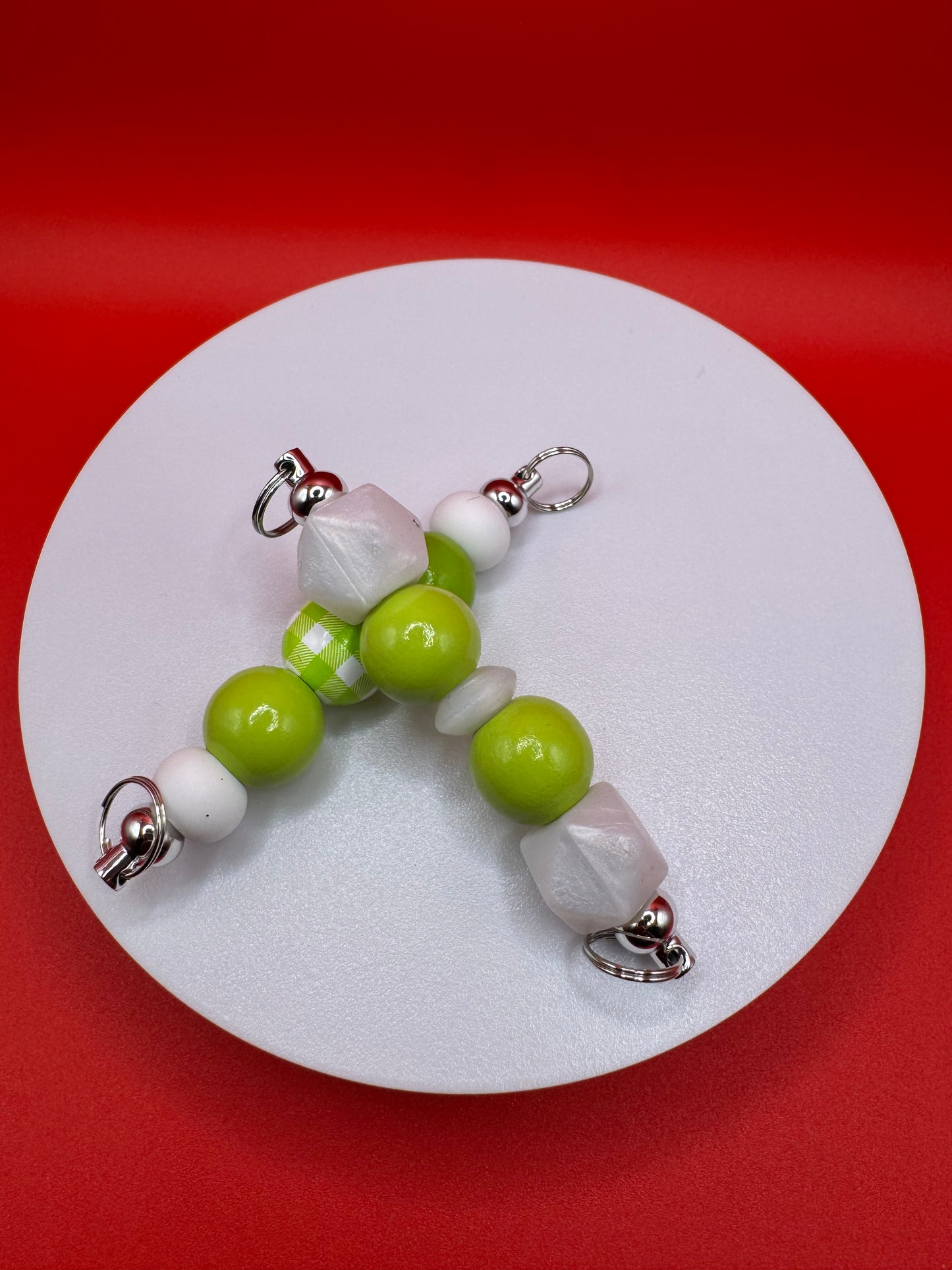 6 Piece Set (Kindness Keychain, Badge Holder, 2 Pullies & 2 Pens) (3) Green