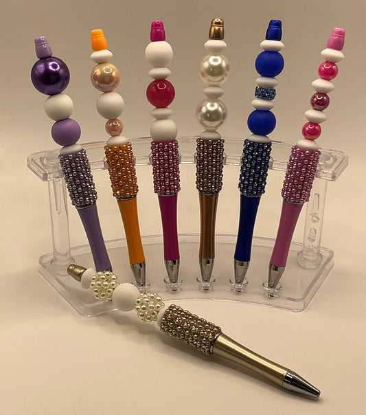 Bling Pens - White Pearls & Shine Many