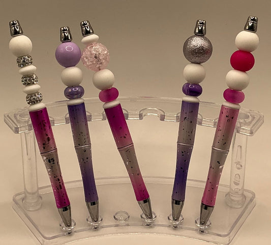 Raindrop Pens - Purple & Shine