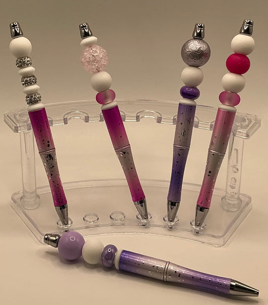 Raindrop Pens - Purple & Shine