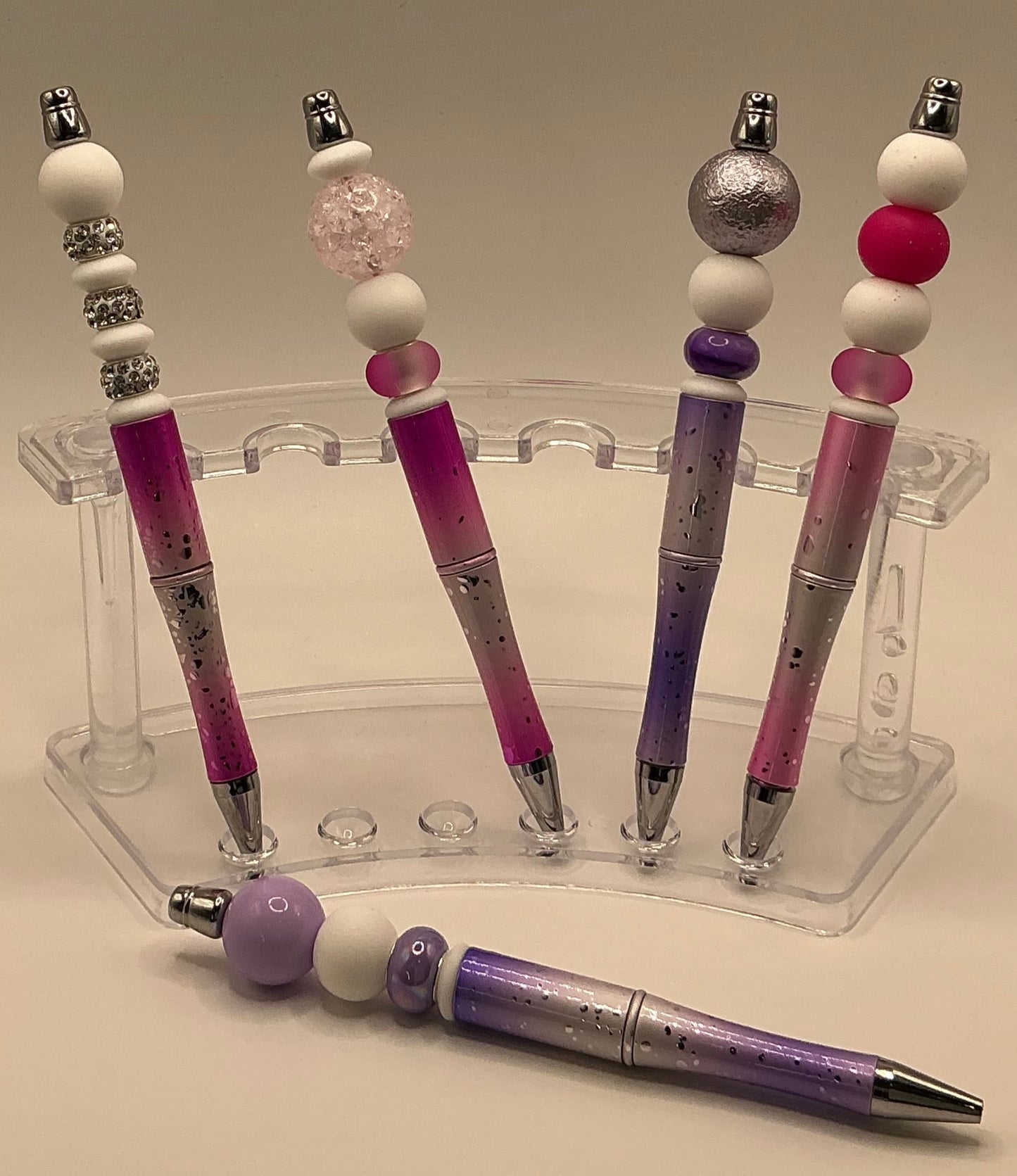 Raindrop Pens - Purple & Foil