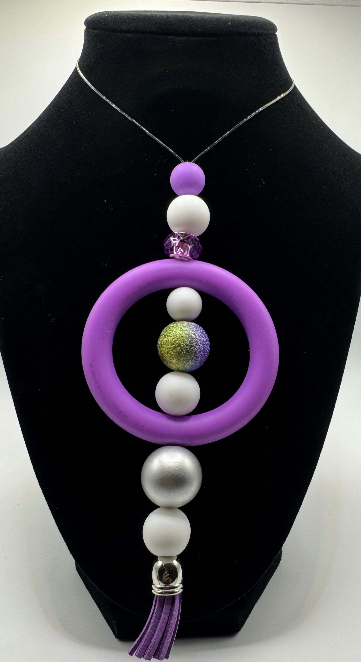 Notice Me Necklaces / Purple & Gray