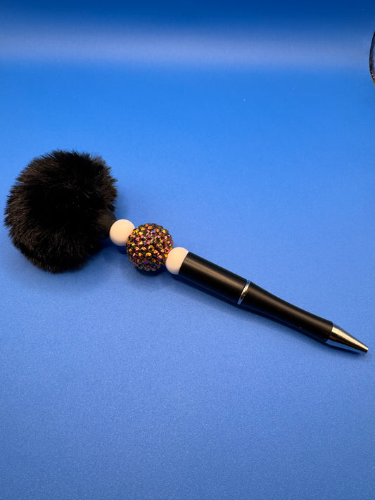 Pure Joy Pens / Black, White & Black Puff