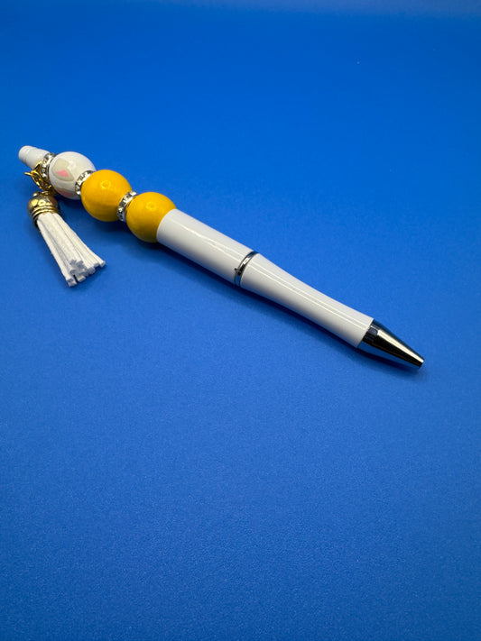 Perfect Pastel Pen / White - Bunny Face