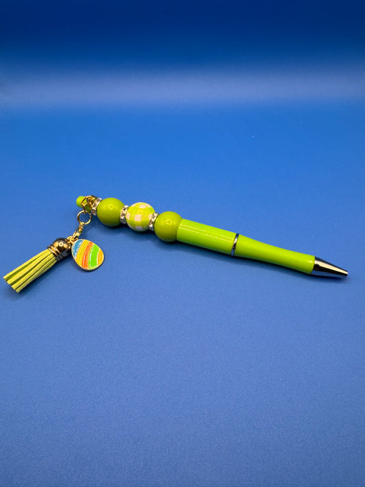 Pure Joy Pens / Green Pastel - Plaid
