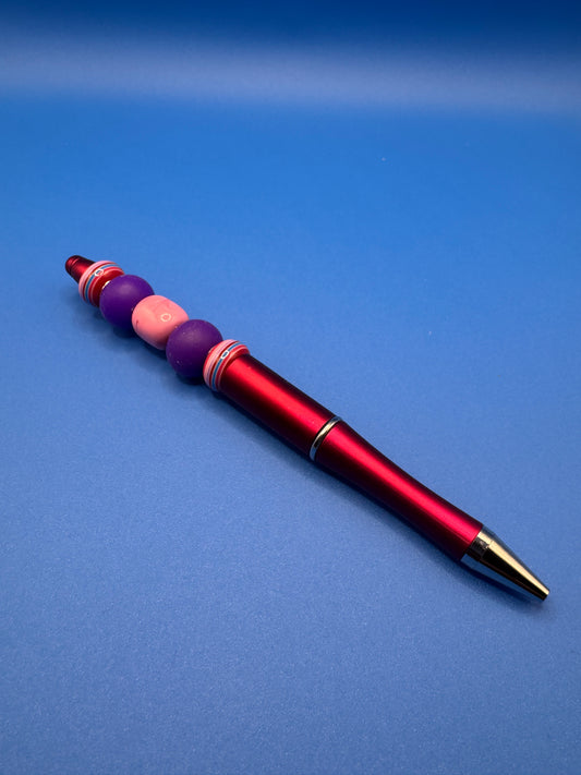 Pure Joy Pens / Red, Pink & Purple Stone