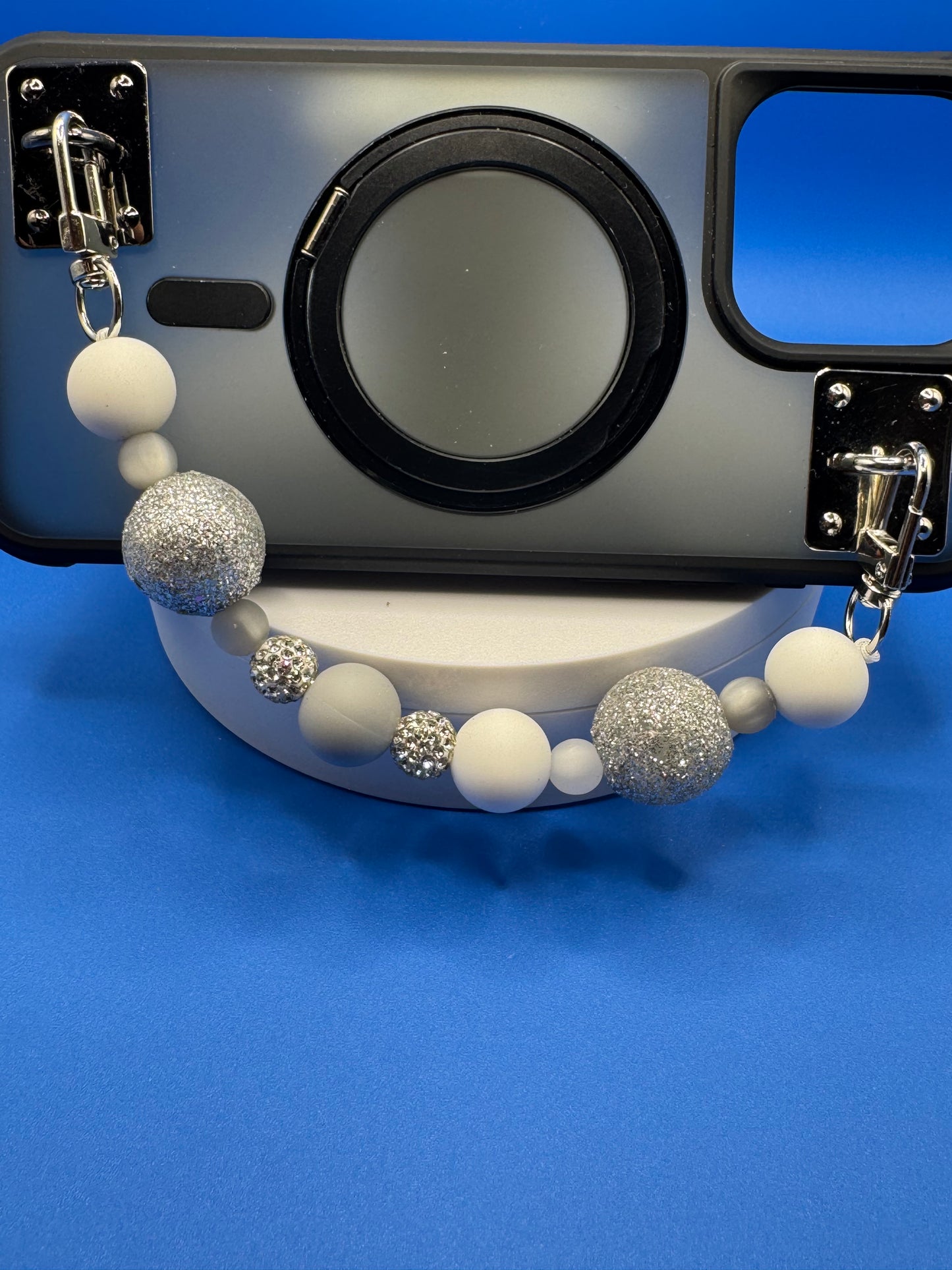 Sassy Phone Strap / Marble, Bling & Glitter
