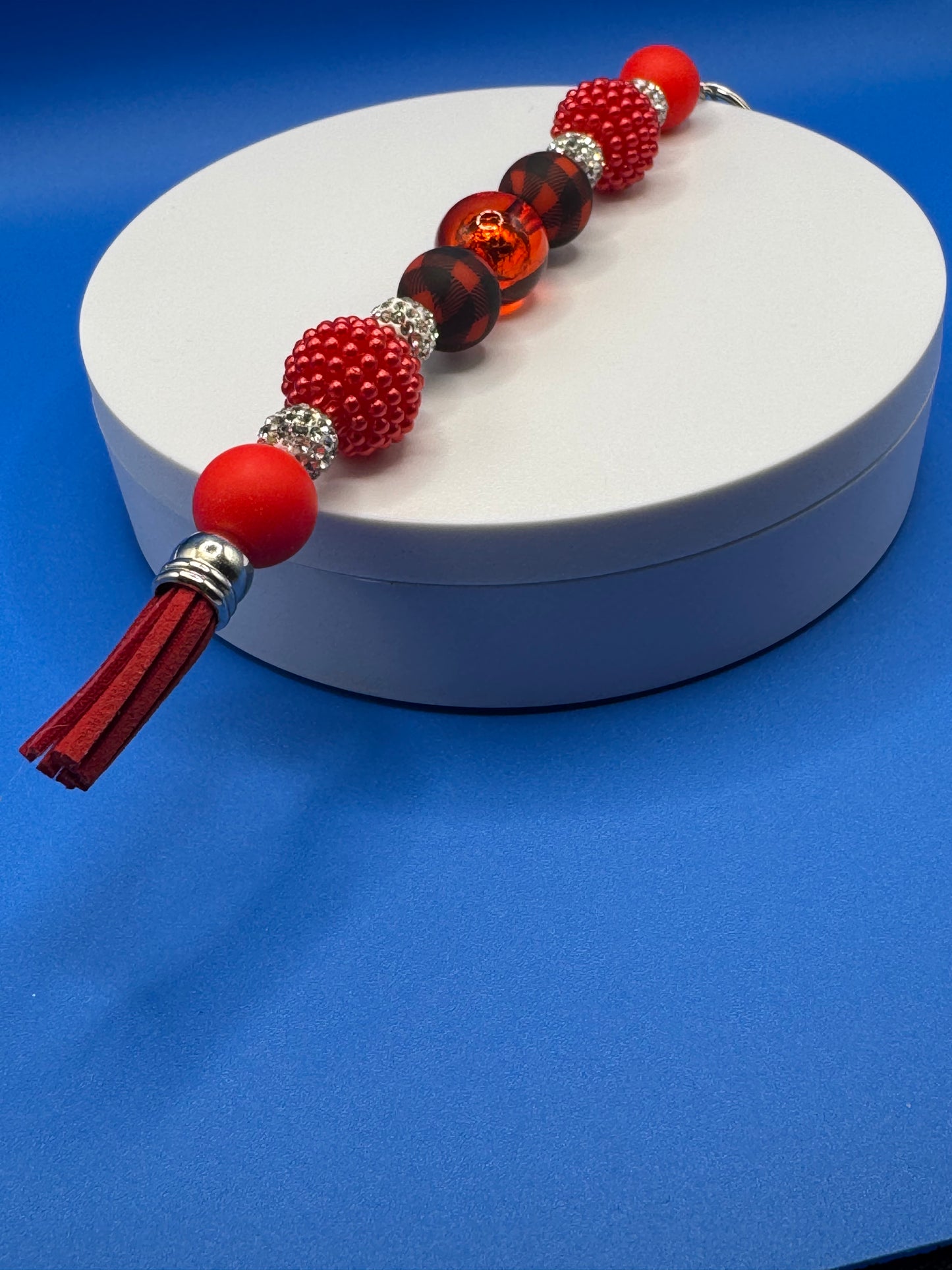 Sassy Phone Strap, Keychain & Pens Set / Red