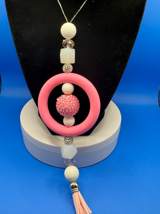 Notice Me Necklaces / Pink & Shiny Ball