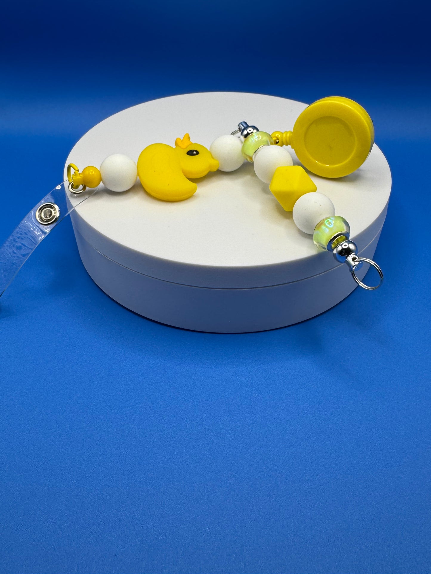 Badge Holder & Pullie / Yellow Duck