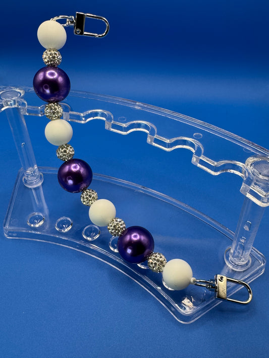 Sassy Phone Straps / Purple Shine & Bling