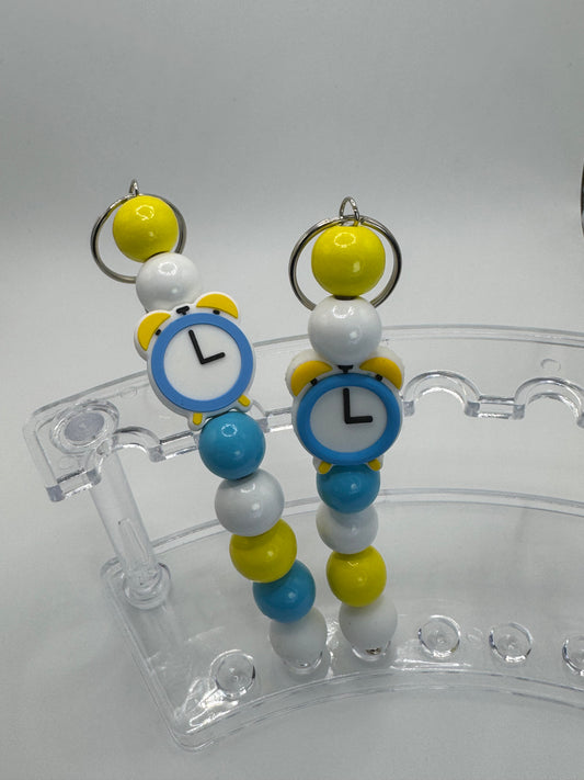School Time Keychain - Alarm Clock