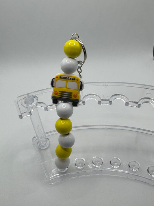 School Time Keychain - Bus