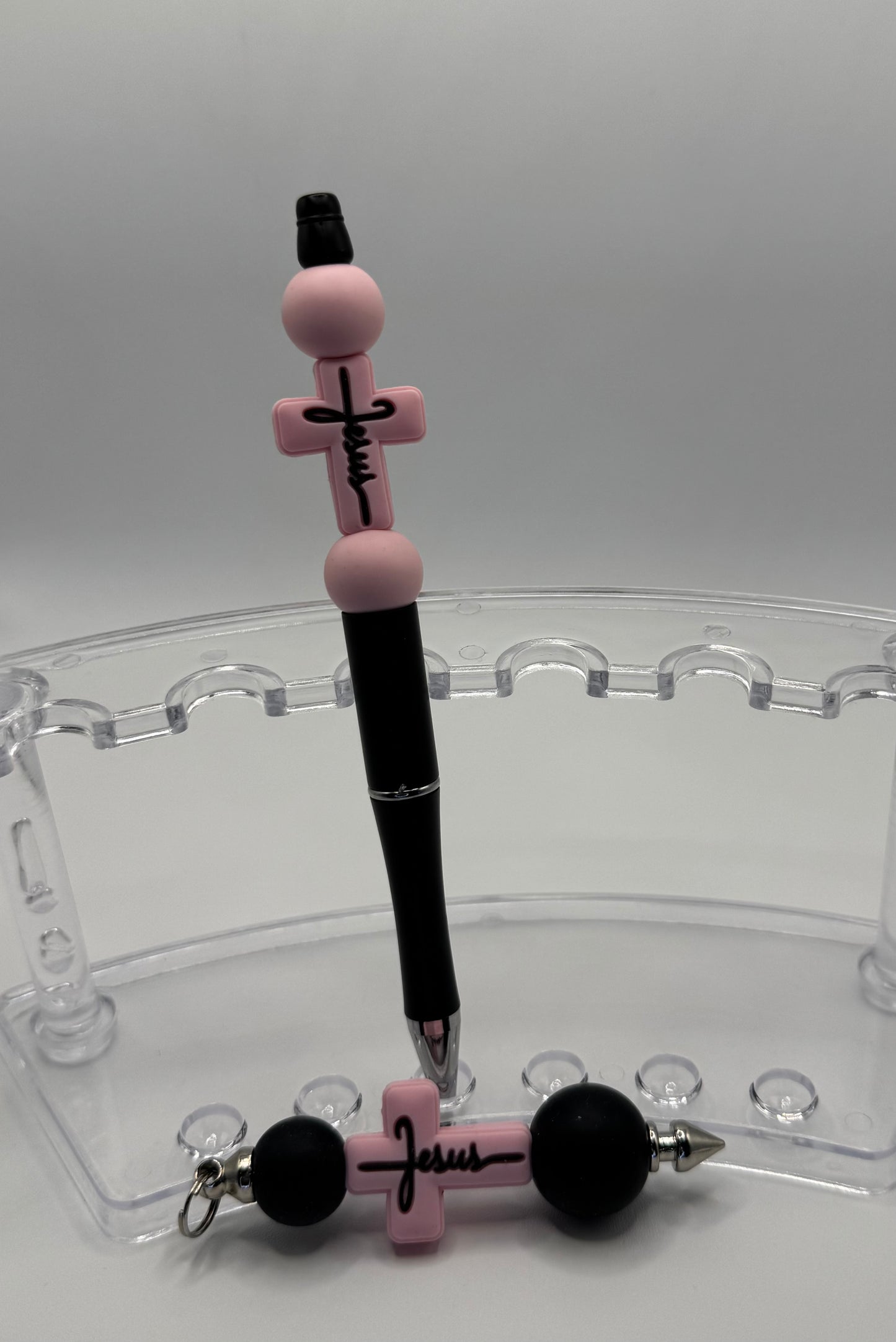 Pullie & Pen Set / Jesus Cross Soft Pink