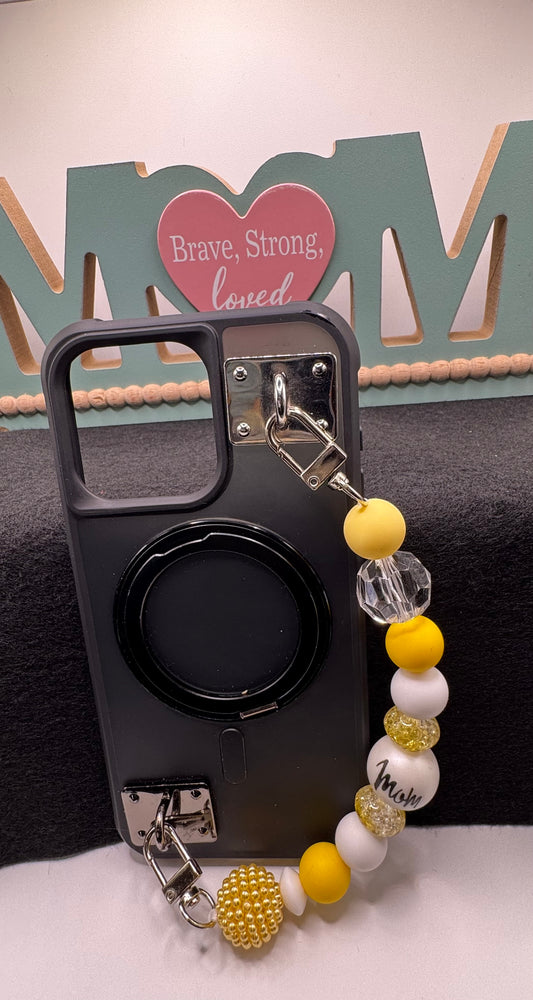 Sassy Phone Straps / Mom / Yellow