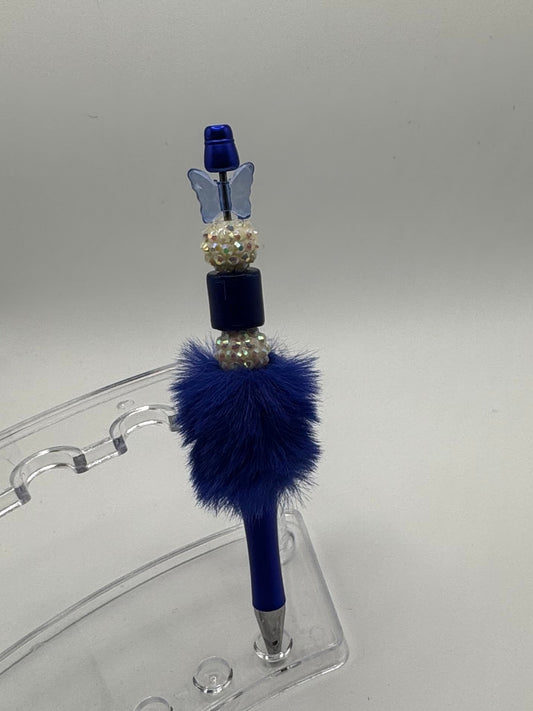 Peacock Pens / Blue Butterfly