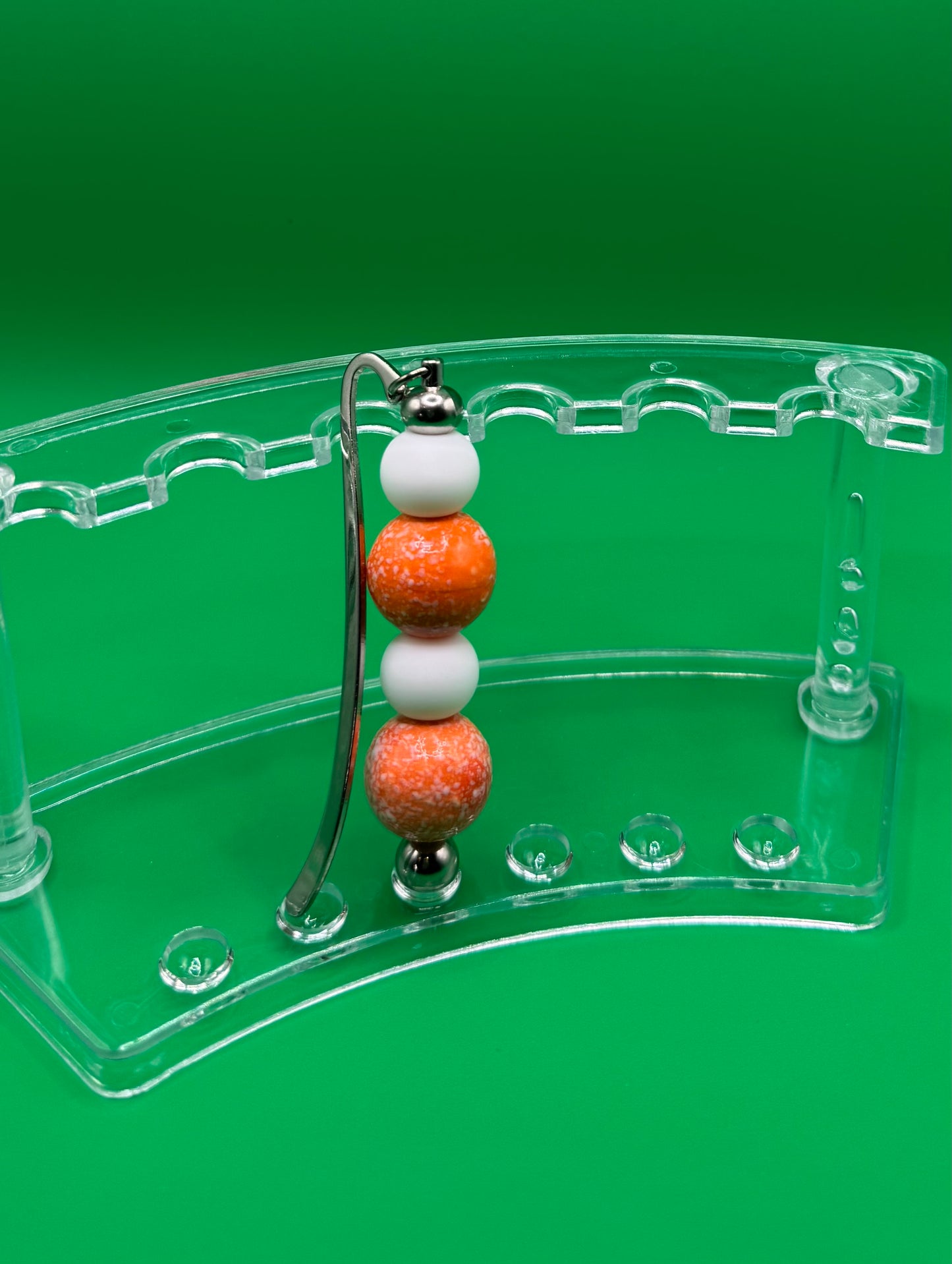 Book Marker / Orange & White 1