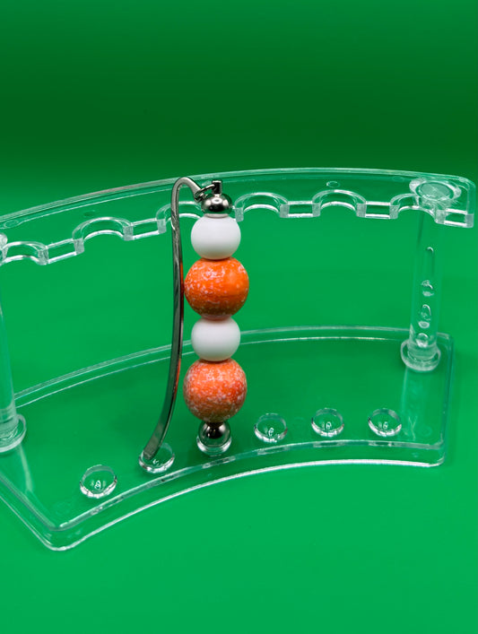 Book Marker / Orange & White 1