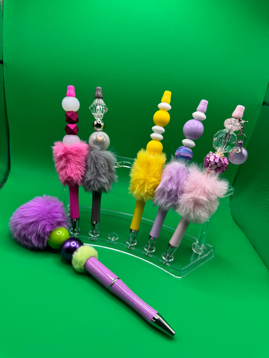 Puff Pens - Purple & Green Time to Shine