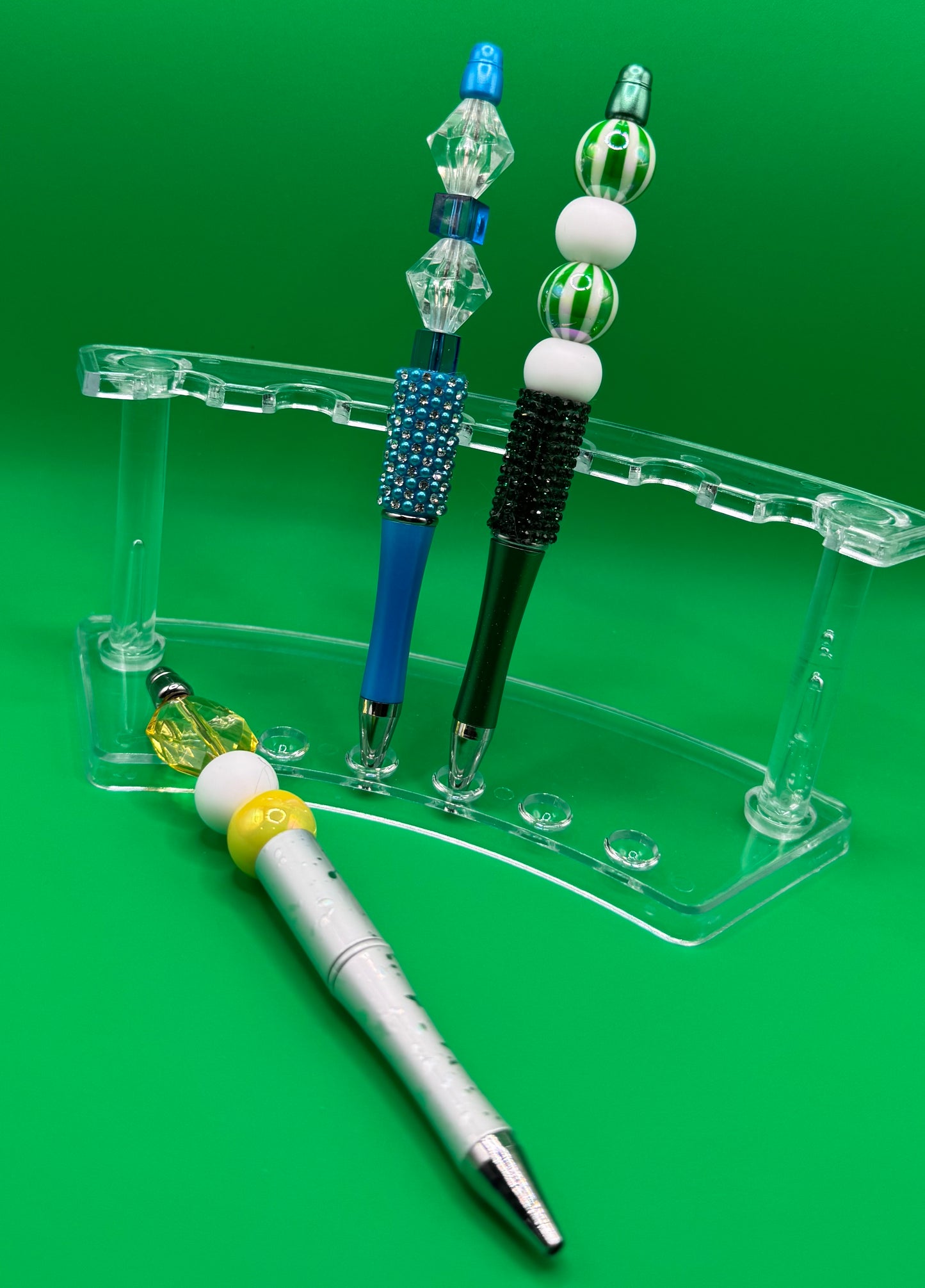 Raindrop Pens - Clear & Shiney Yellow