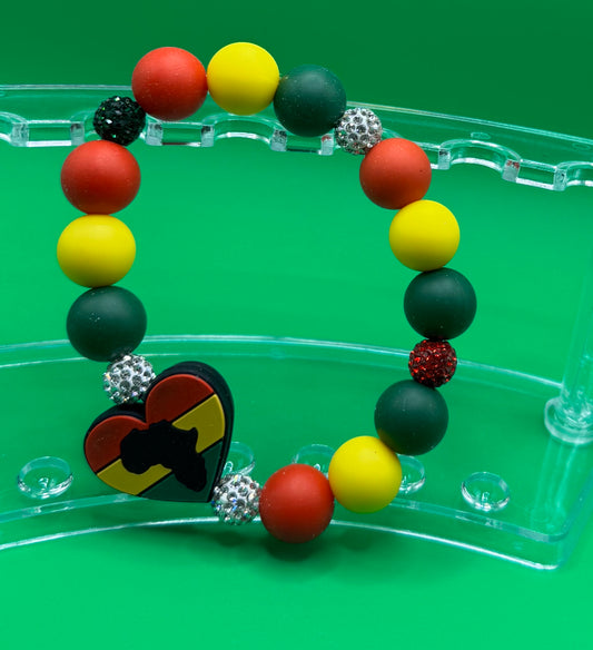 Juneteenth - Bracelet Heart