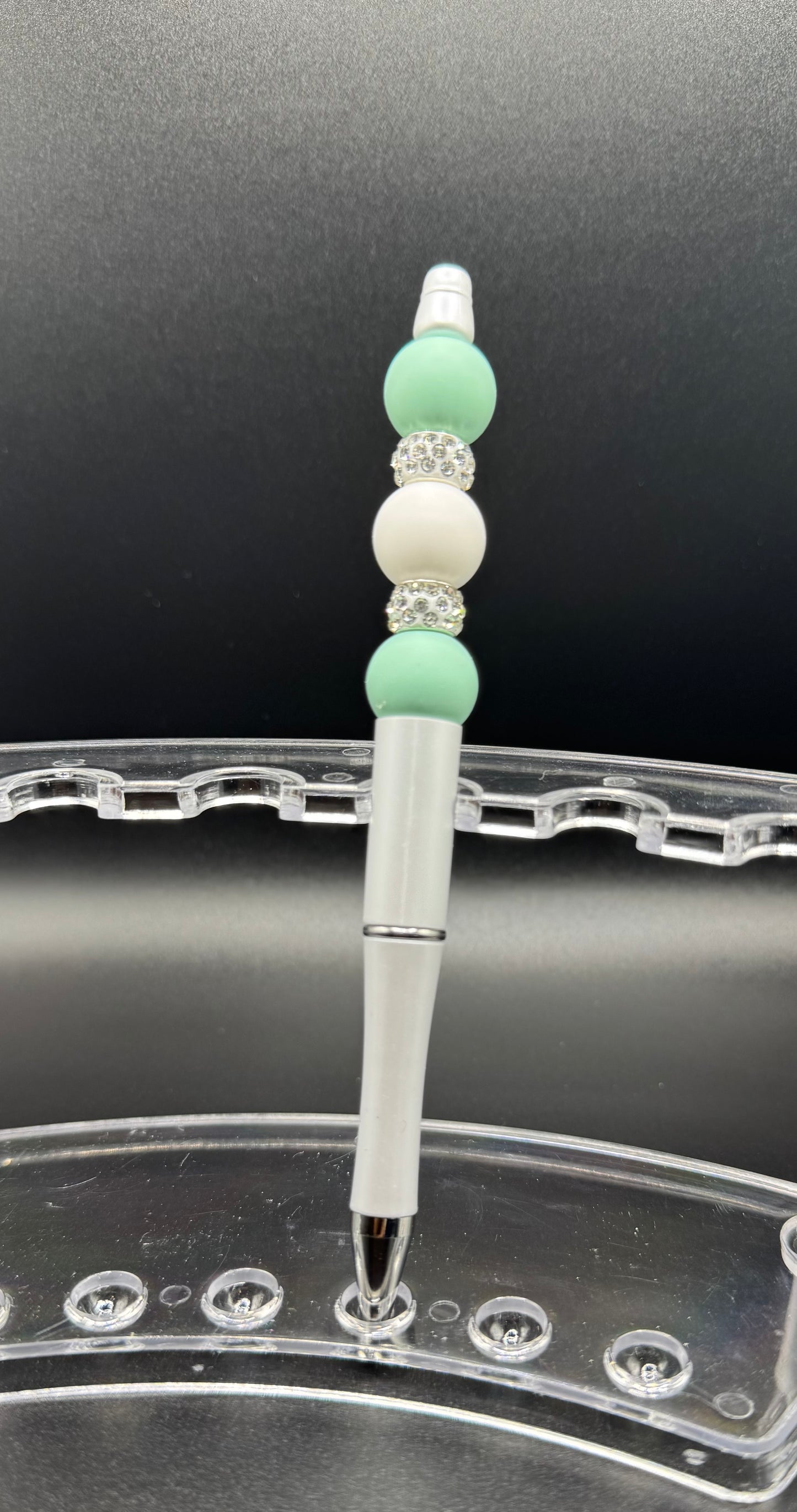 Pure Joy Pens - Pastel Mint Green & Bling