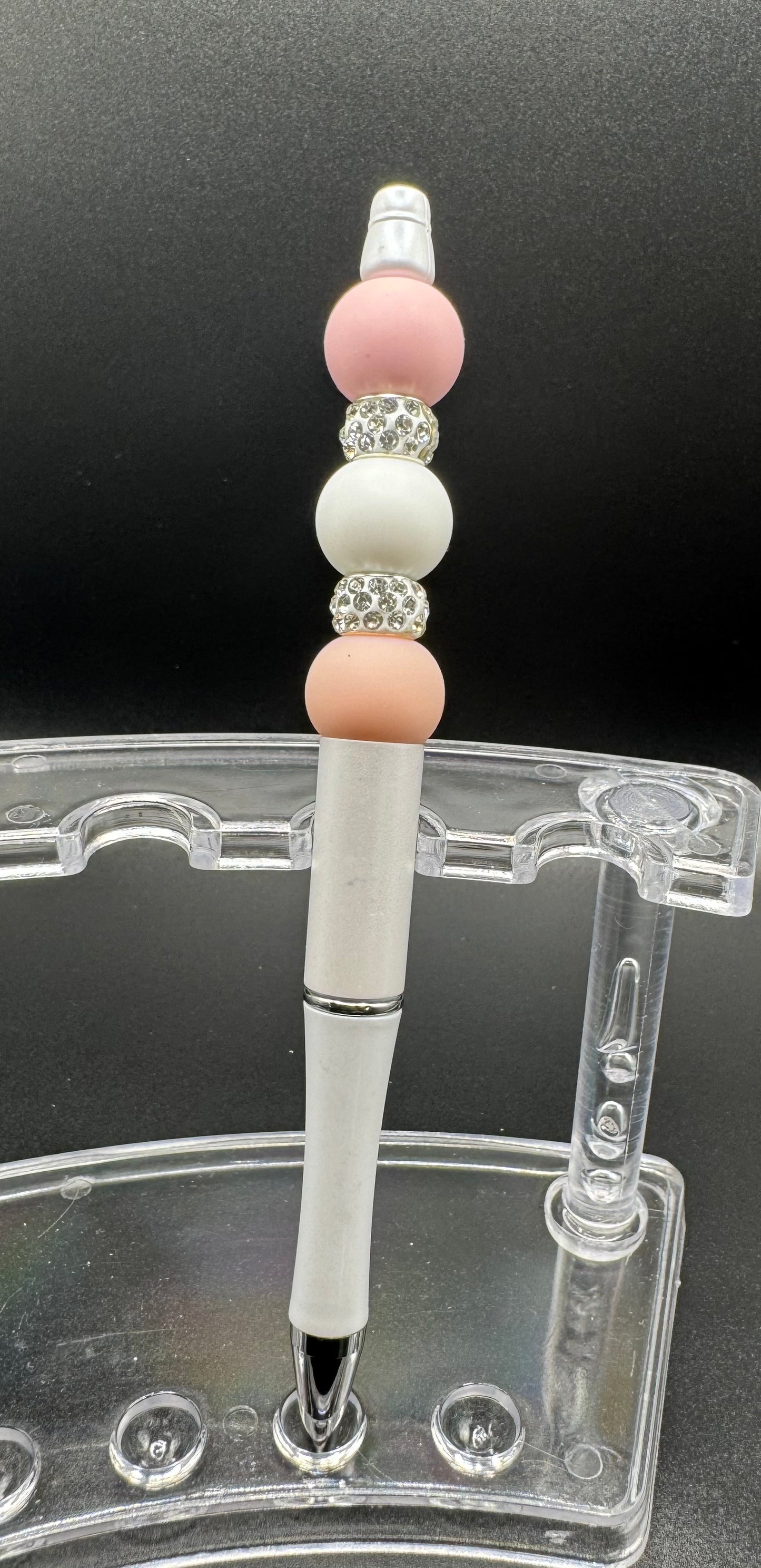 Pure Joy Pens - Pastel Peach & Bling