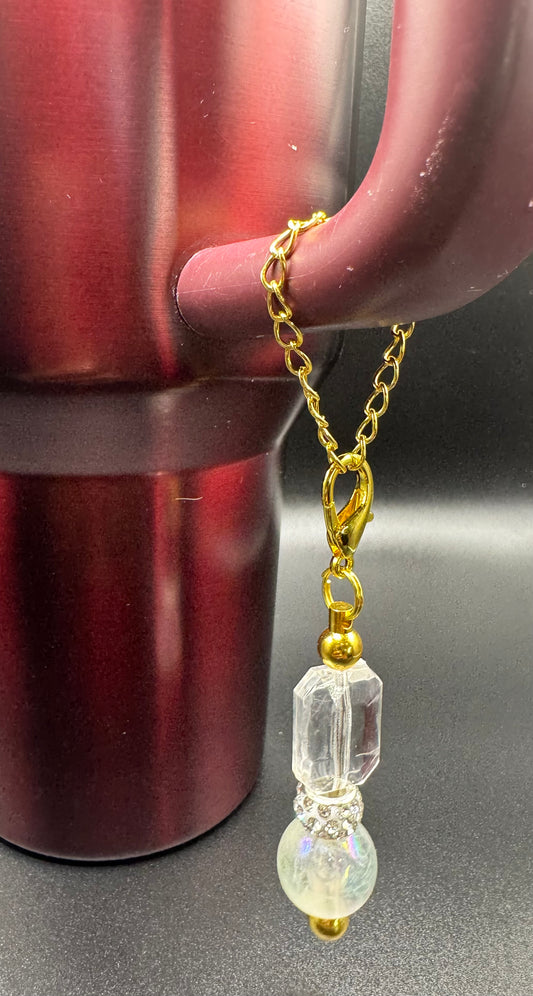 Cup Dangle - Clear & Bling
