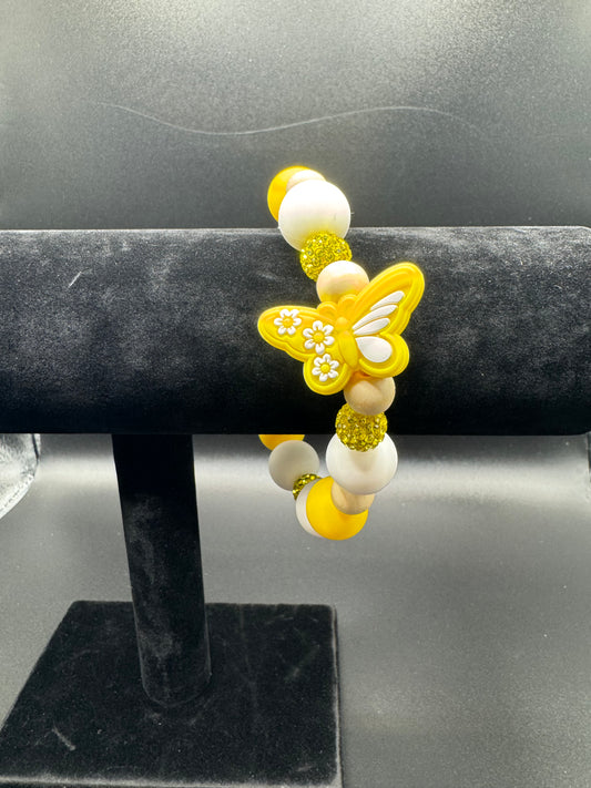Butterfly Bracelets - Yellow