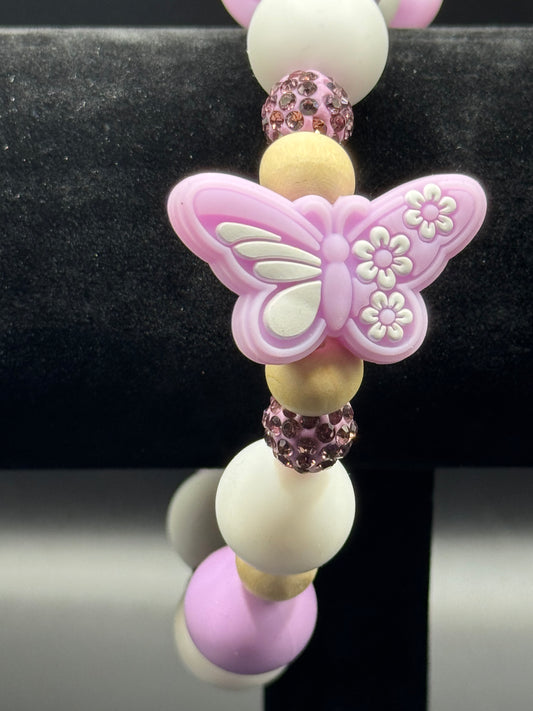 Butterfly Bracelets - Pastel Purple