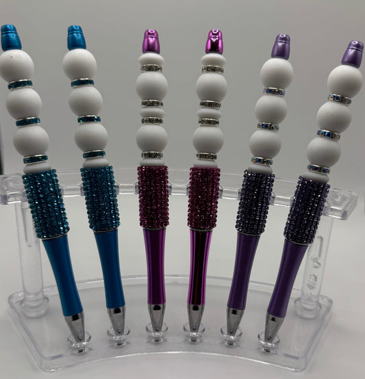 Bling Pens - Purple & Bling