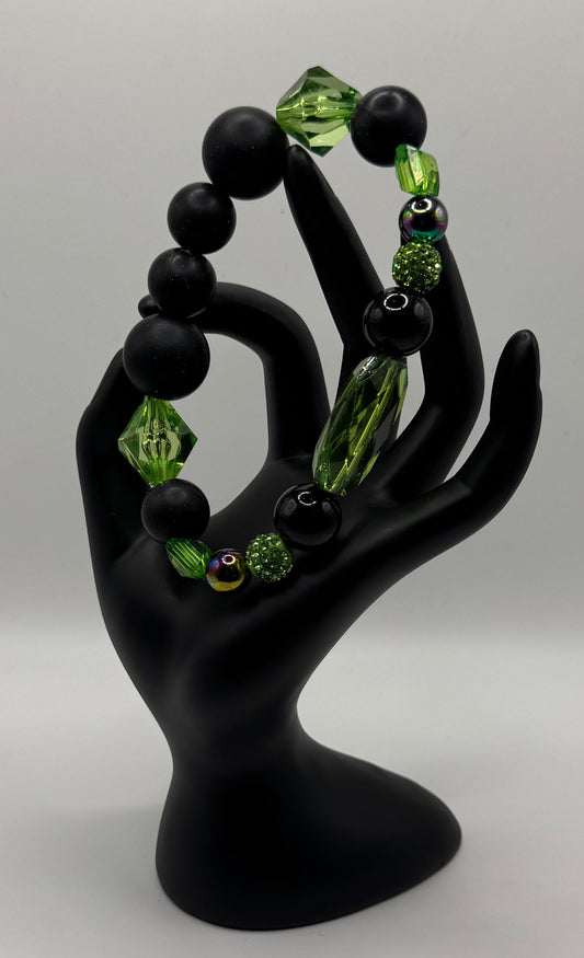 Beautiful Bracelets - Green & Black
