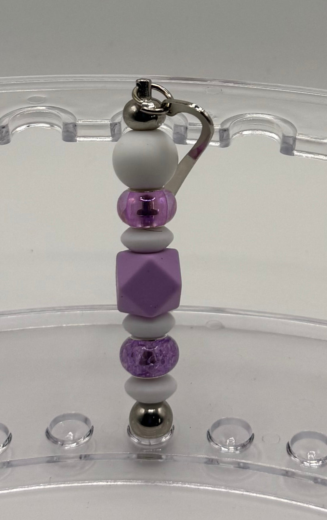 Book Marker / Purple & White