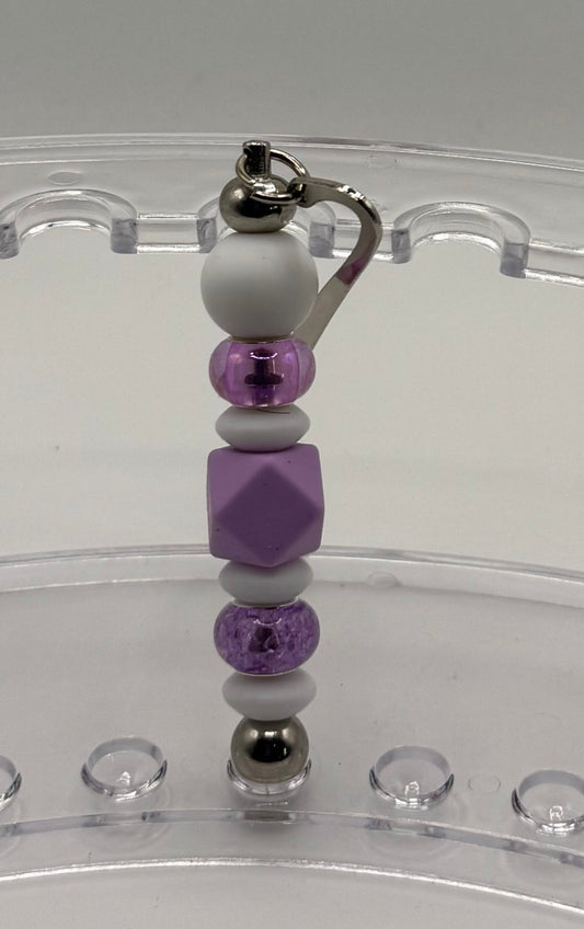 Book Marker / Purple & White