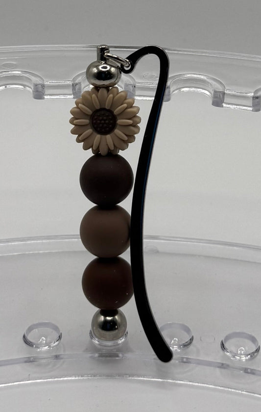 Book Marker / Brown Flower