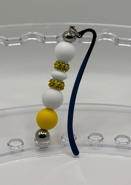Book Marker / Yellow & Bling