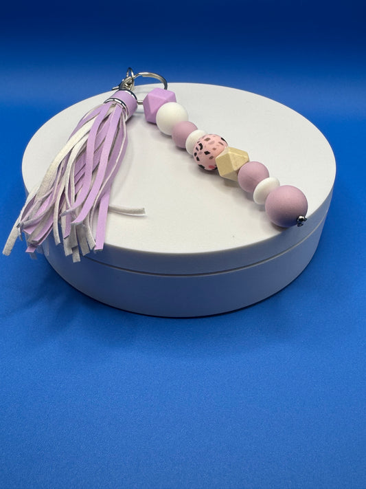 Kindness Keychains / Large Tassel, Purple