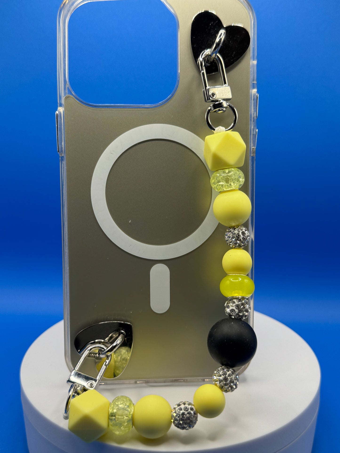 Sassy Phone Strap, Keychain & Pens Set / Yellow