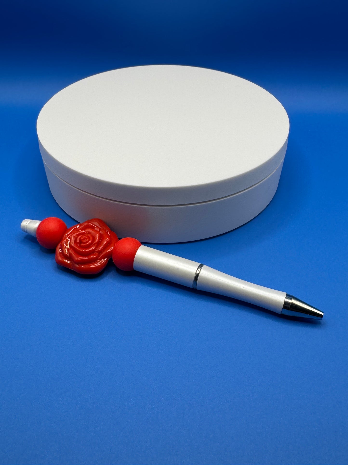 Sassy Phone Strap, Keychain & Pens Set / Red Rose